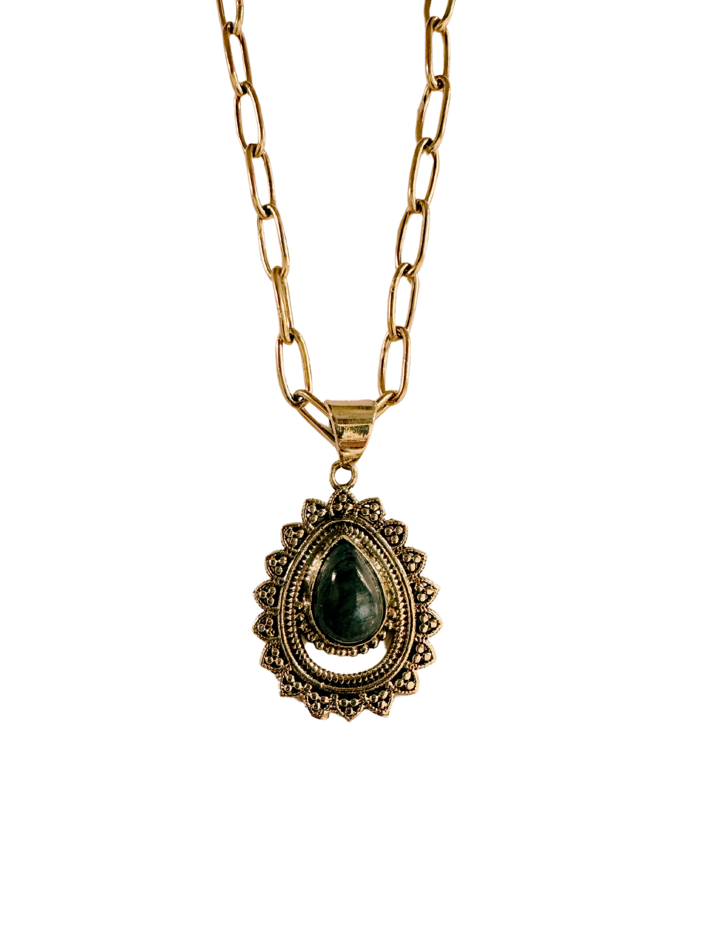 Mystic Aura Labradorite Pendant